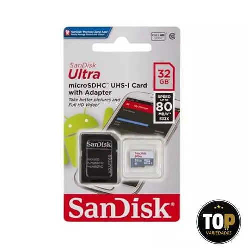Cartão Memória Sandisk Micro Sd Ultra 32gb