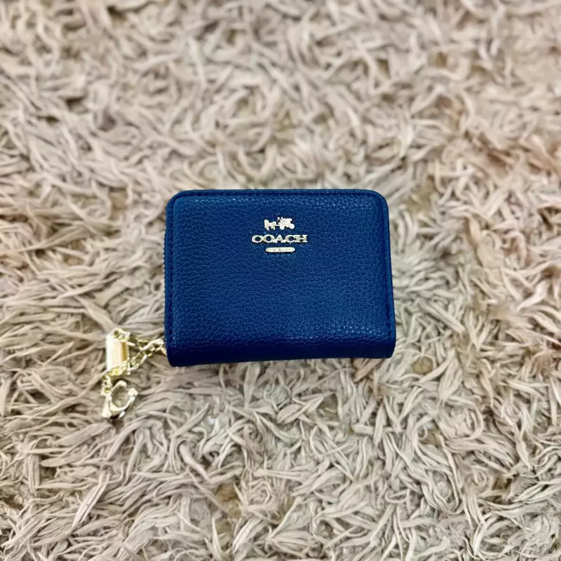 MINI BILLETERA COACH DARKBLUE