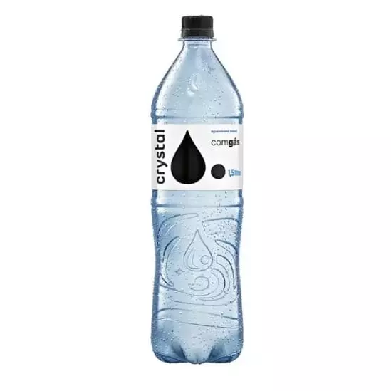Água Crystal Com Gás 1,5L