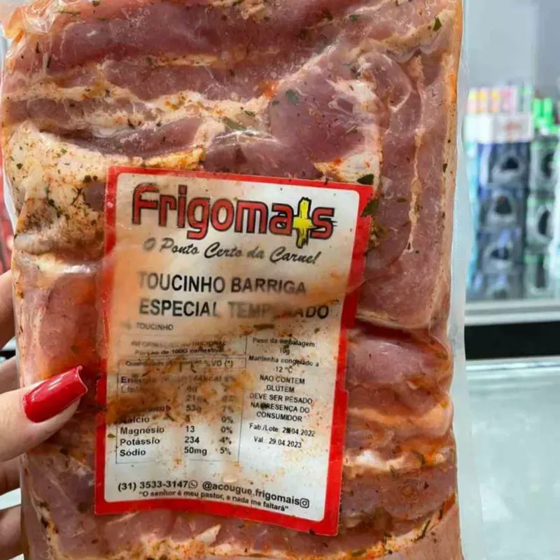 TOUCINHO BARRIGA ESPECIAL TEMPERADO