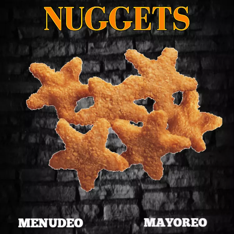 Nugget en forma de estrella