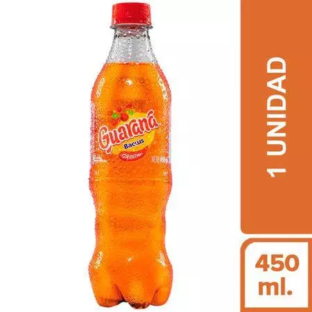 Guaraná de 450 ml.