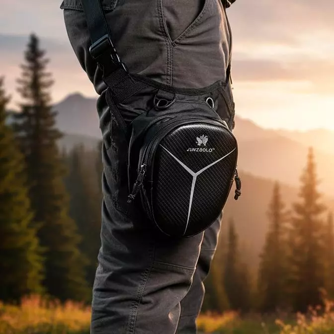 BOLSA DE PIERNA PARA MOTO AJUSTABLE