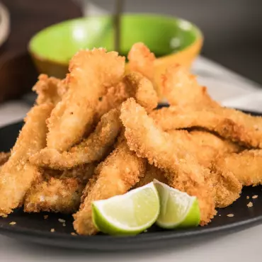 Isca de Dourado Empanado