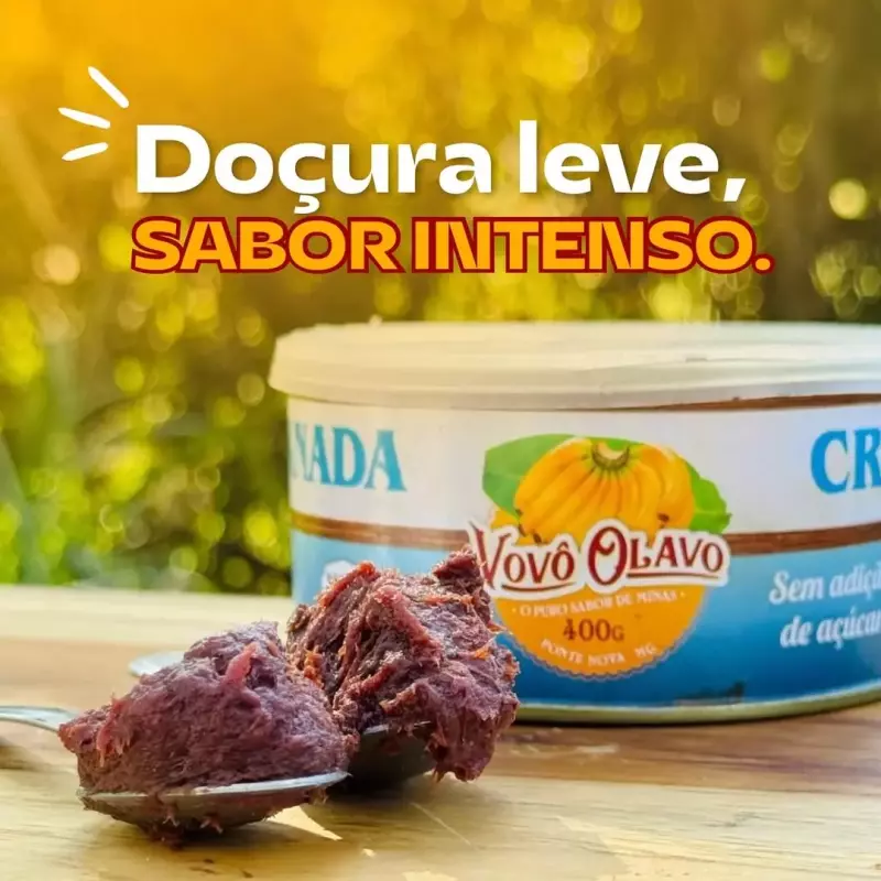 DOCE DE BANANA ZERO AÇÚCAR LATA 400G