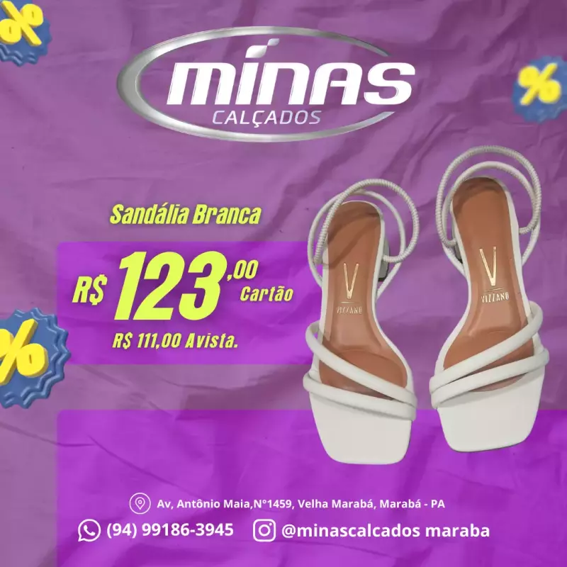 Sandália Branca RF:6454108