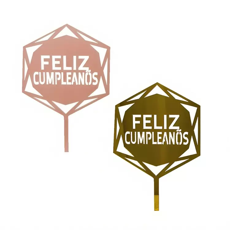T027 TOPPER FELIZ CUMPLEAÑOS