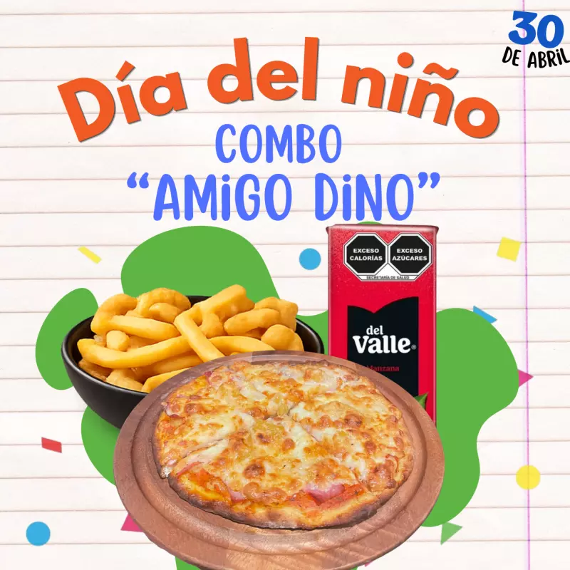 Día del Niño. Combo "Amigo Dino"