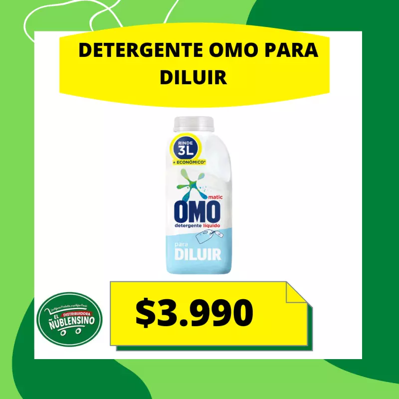 Detergente omo diluir