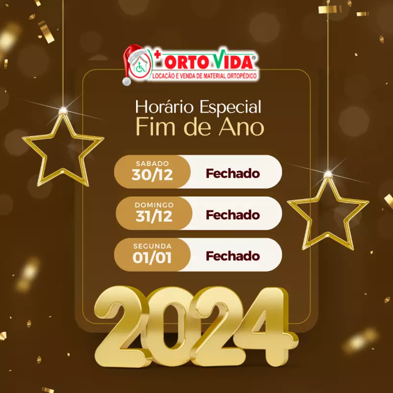 Horário Especial Fim de Ano