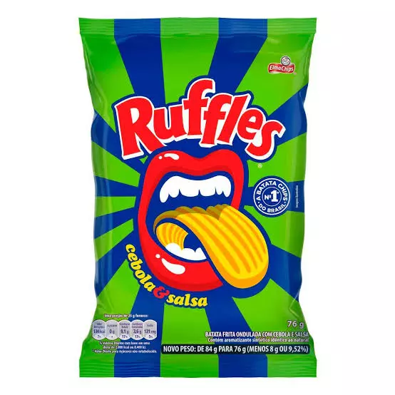 Ruffles Salsa & Cebola 68g 🍟