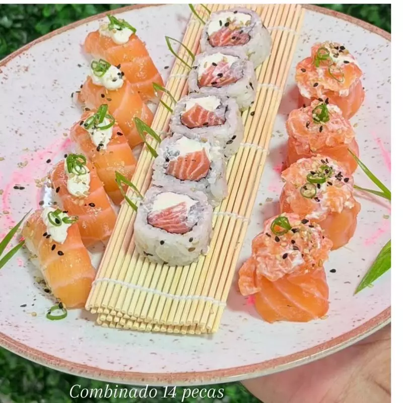 COMBINADO DE SALMÃO 14 PEÇAS