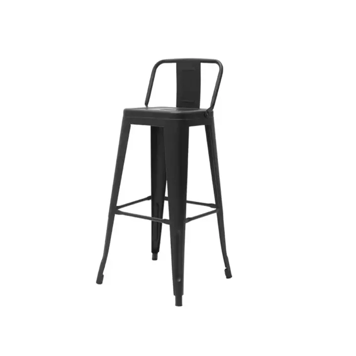 Banqueta Tolix con respaldo bajo