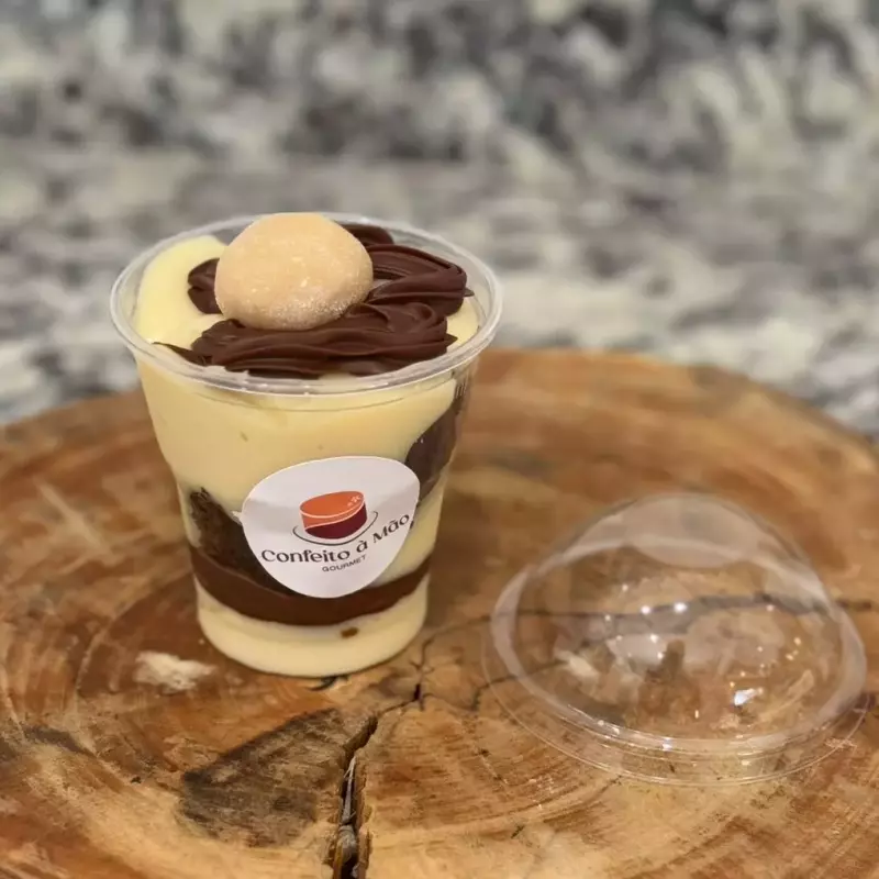 Copo ninho com nutella