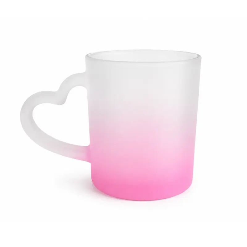 Vaso opalizado oreja corazón