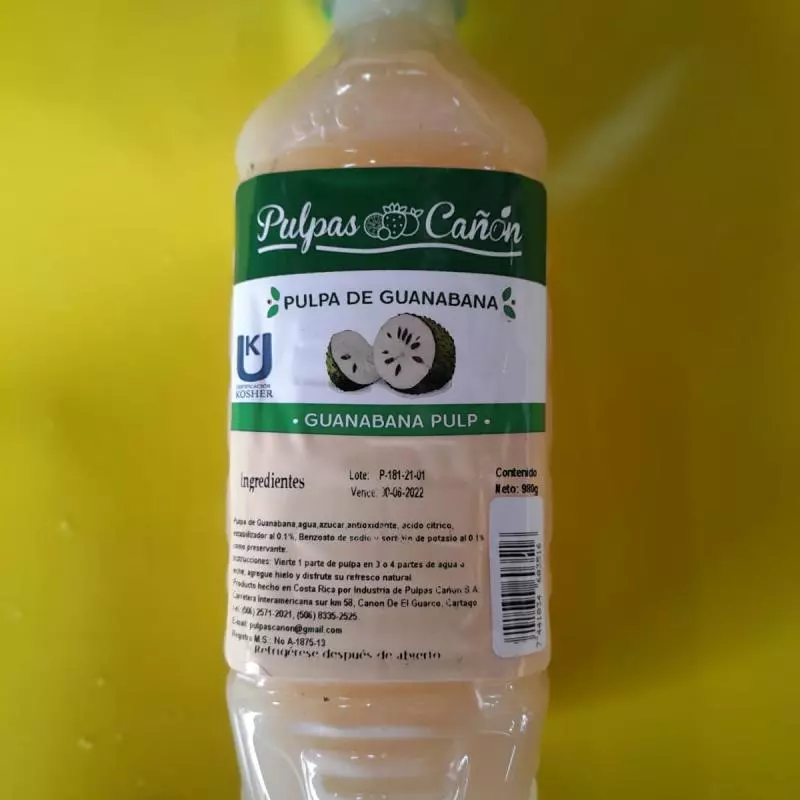 PULPA DE GUANABANA 1 LITRO