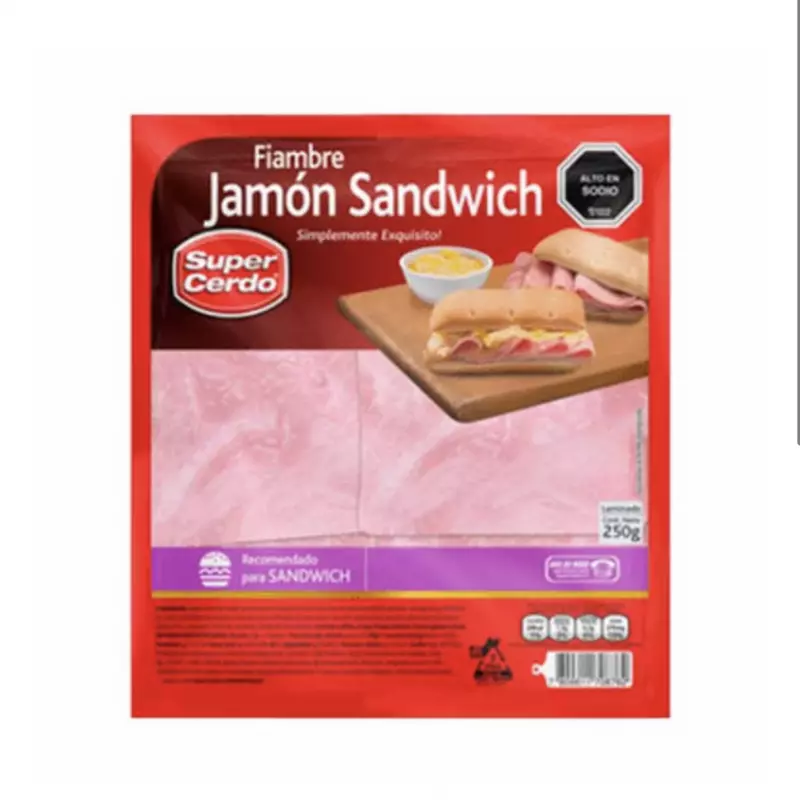 Jamón Sándwich súper cerdo