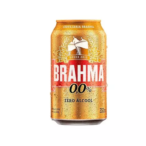 Brahma Zero Alcool Latinha 350ml