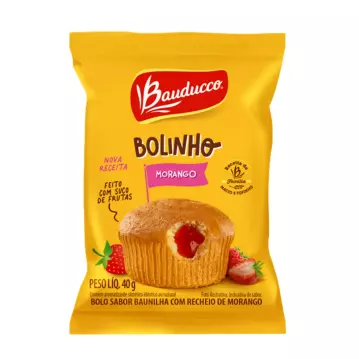 Bolinho Morango Bauducco - 40g