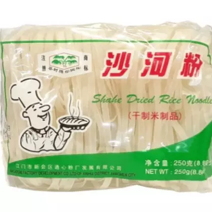 Fideos de arroz orientales gruesos