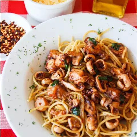 Pasta Pulpo Calamar