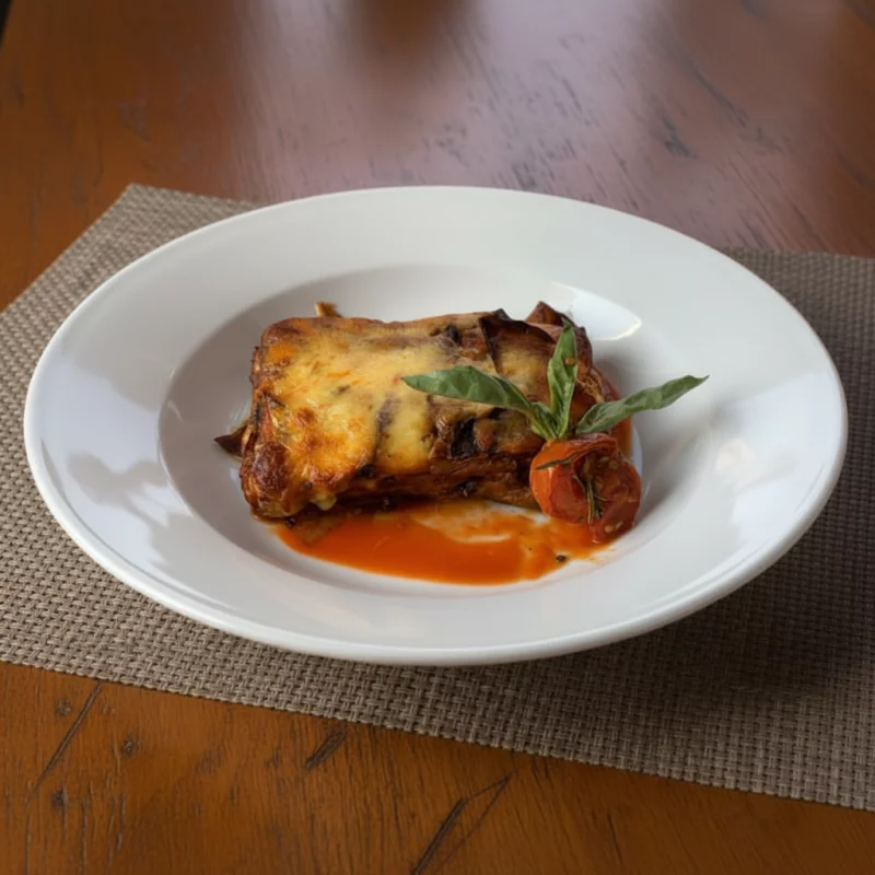 Lasaña Berenjena (20 mnts espera)