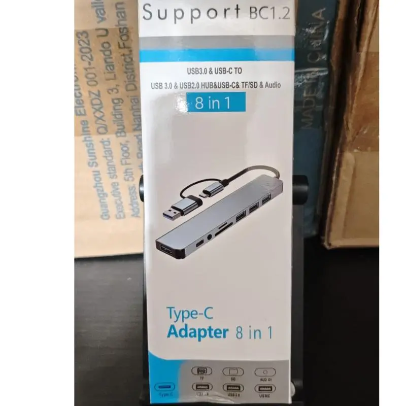 ADAPTADOR HUB 8 EN 1 TC CM-20