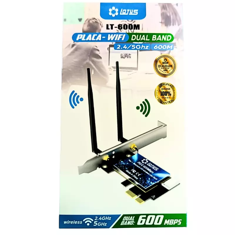 PLACA WIFI LOTUS DUAL BAND LT-600M