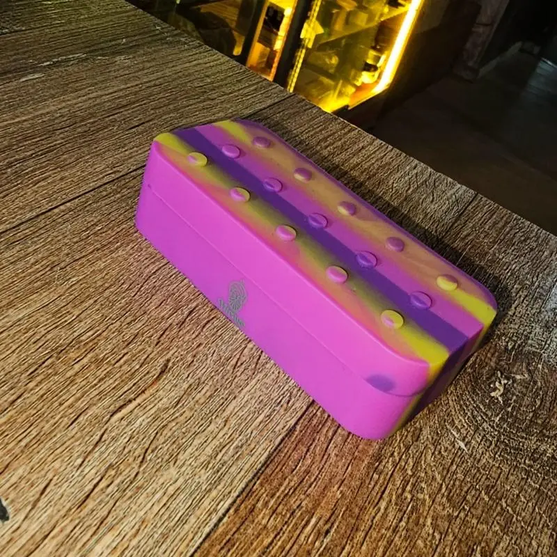 Slick Grande Rosa/Amarelo/Roxo