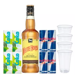 Whisky White Horse Com Red Bull
