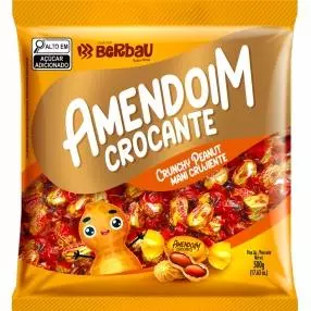 BALA BERBAU AMENDOIM CROCANTE 500G