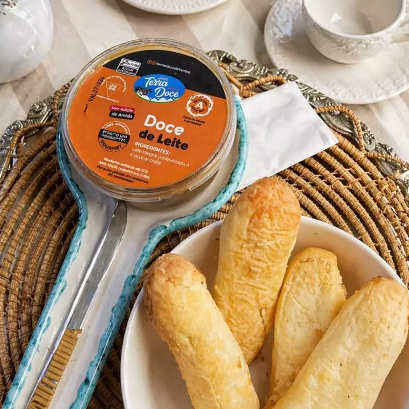 Palito Parmesão + Doce de Leite