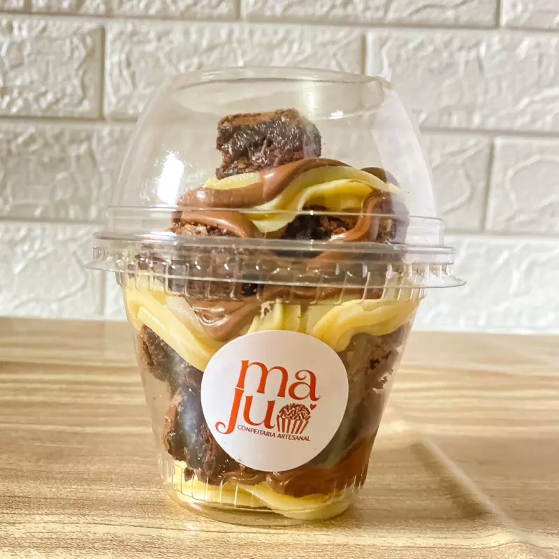 Copo Brownie - Ninho/Nutella