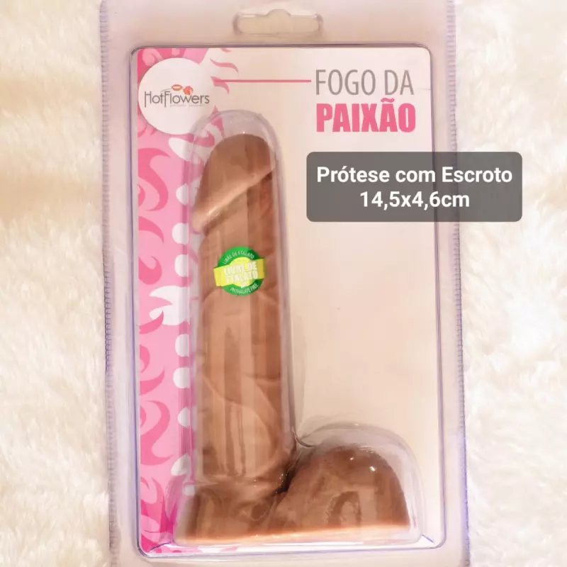 Prótese Maciça c/ Escroto 14,5x4,6