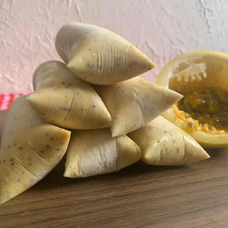 Pudim com Maracujá