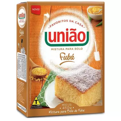 Mistura Para Bolo De Fubá União 400g