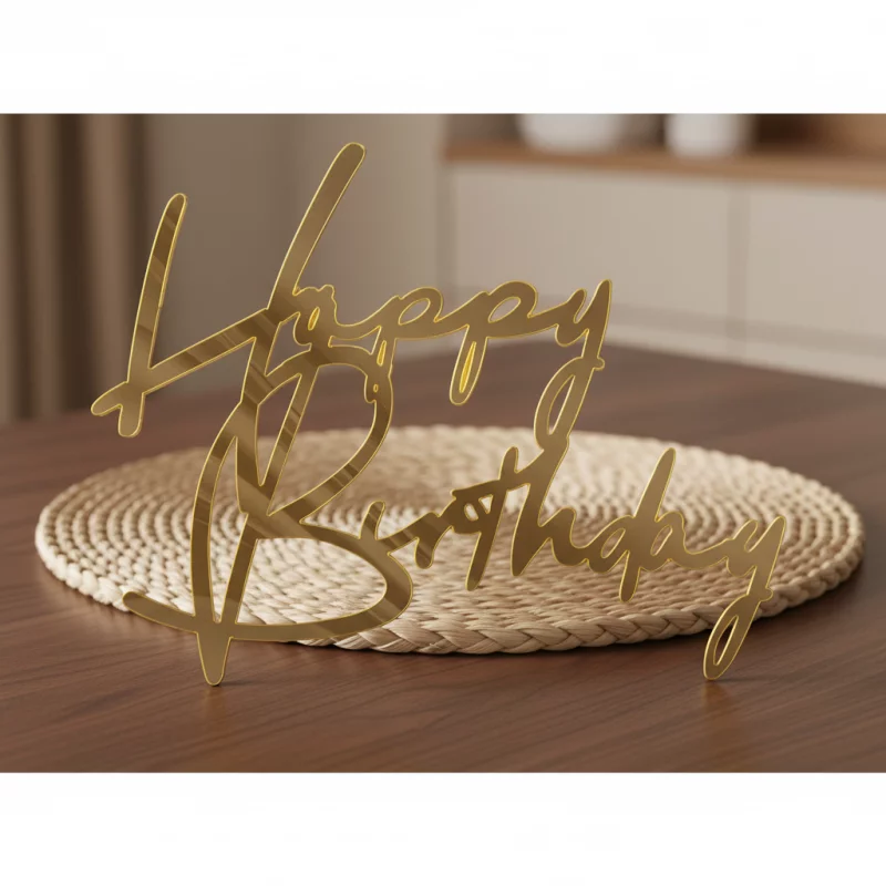 128 TOPPER HAPPY  BIRTHDAY