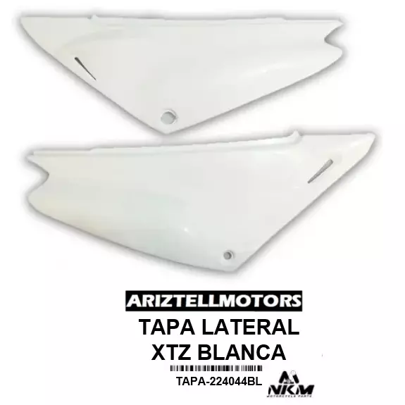 TAPA LATERAL XTZ BLANCA