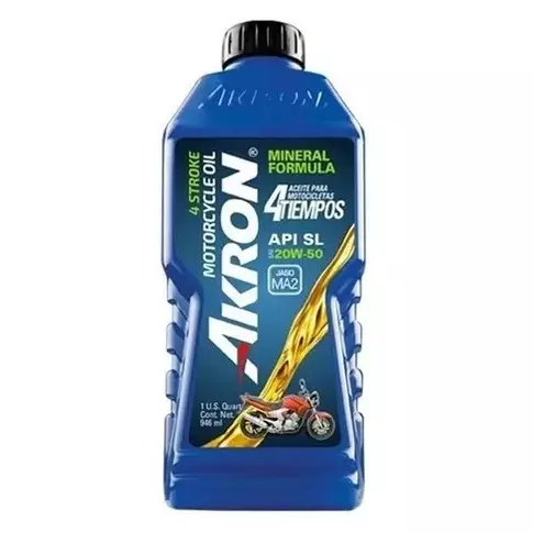 Akron MOTOS 4T SAE 20w-50 de 946 ml