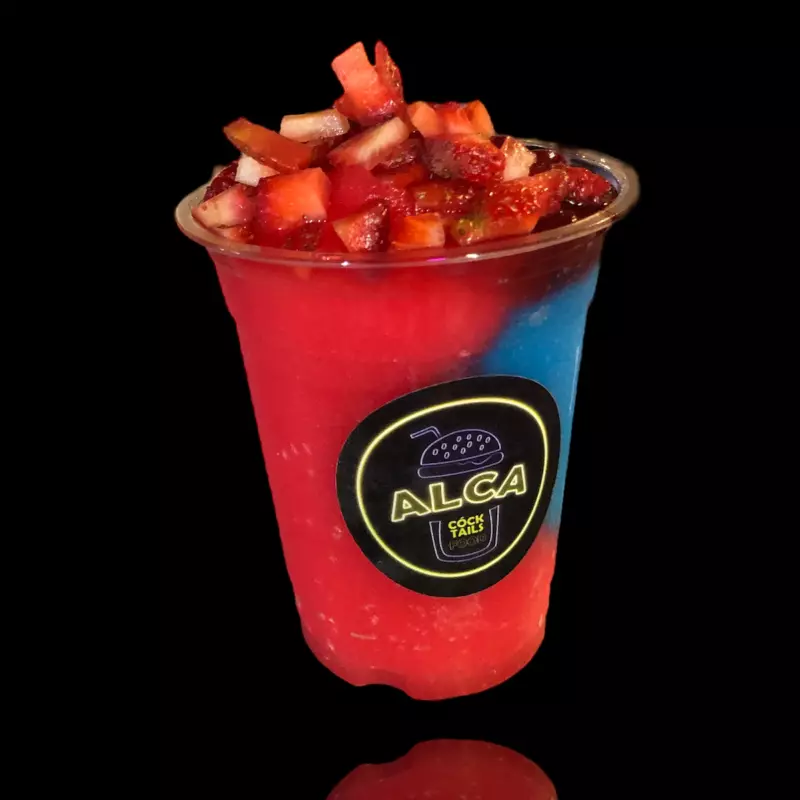 COCTEL CON PERLAS Y FRUTA