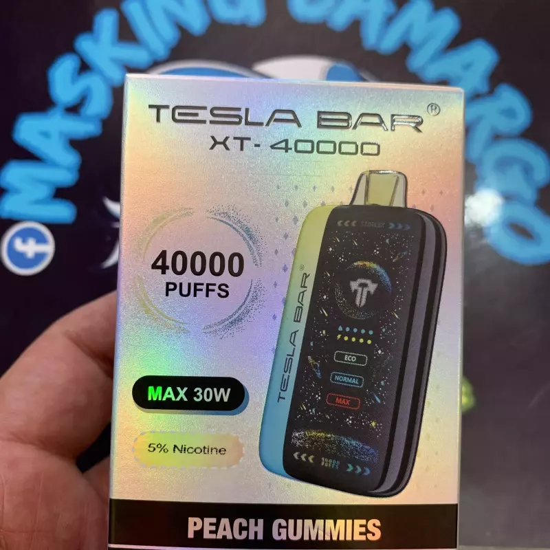Tesla- Peach Gummies 🍑 🍬
