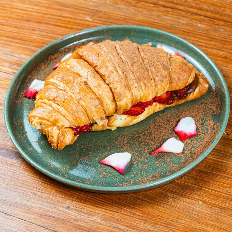 Croissant Nutella com Morango