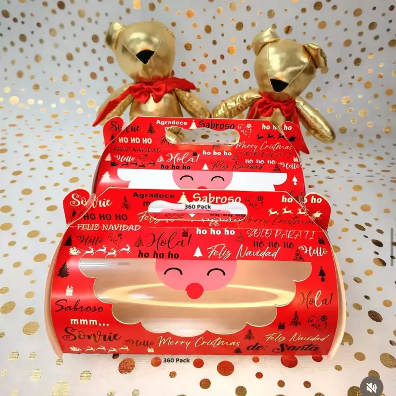 Cajas Pan de Jamon Baúl Santa C/A