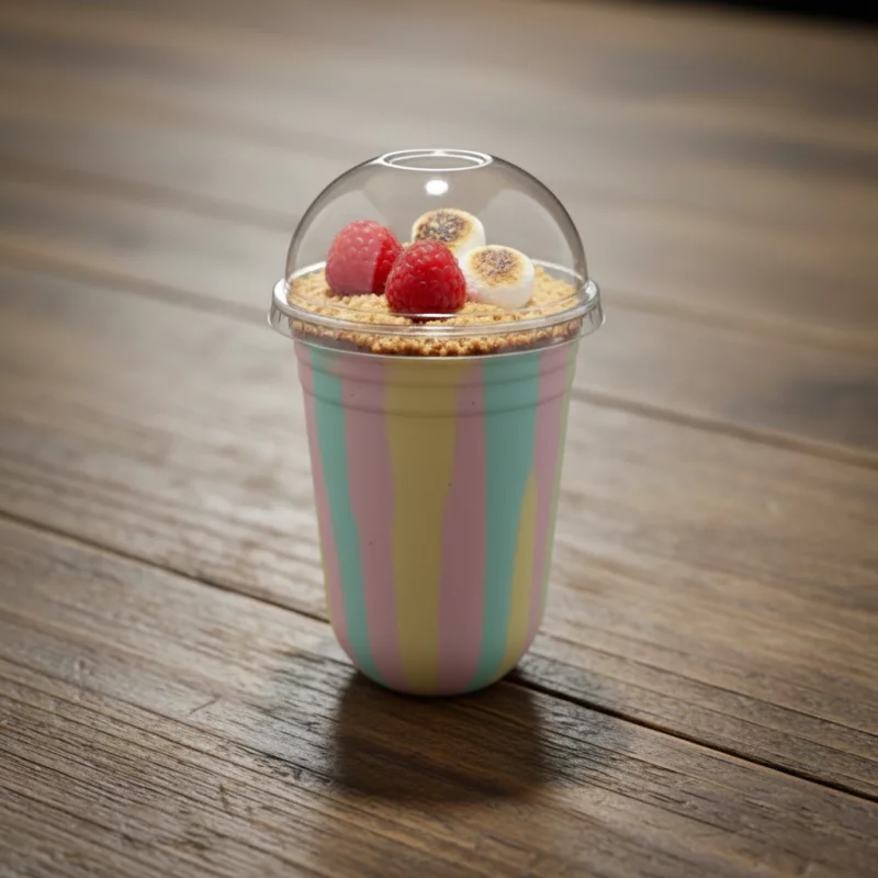 1970 VASO 12 OZ U PET TAPA DOMO