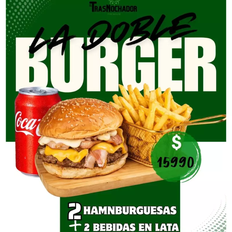 PROMO HAMBSA LA DOBLE + 2 BB  LATA