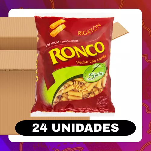 Bulto Ronco Pasta Rigaton 500g