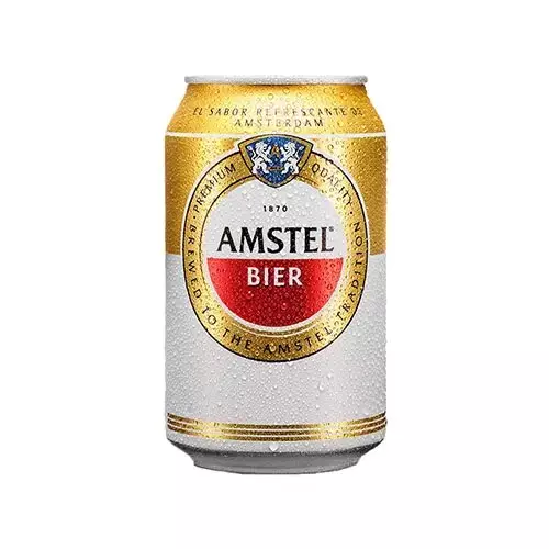 AMSTEL LAGER LATA 355ML