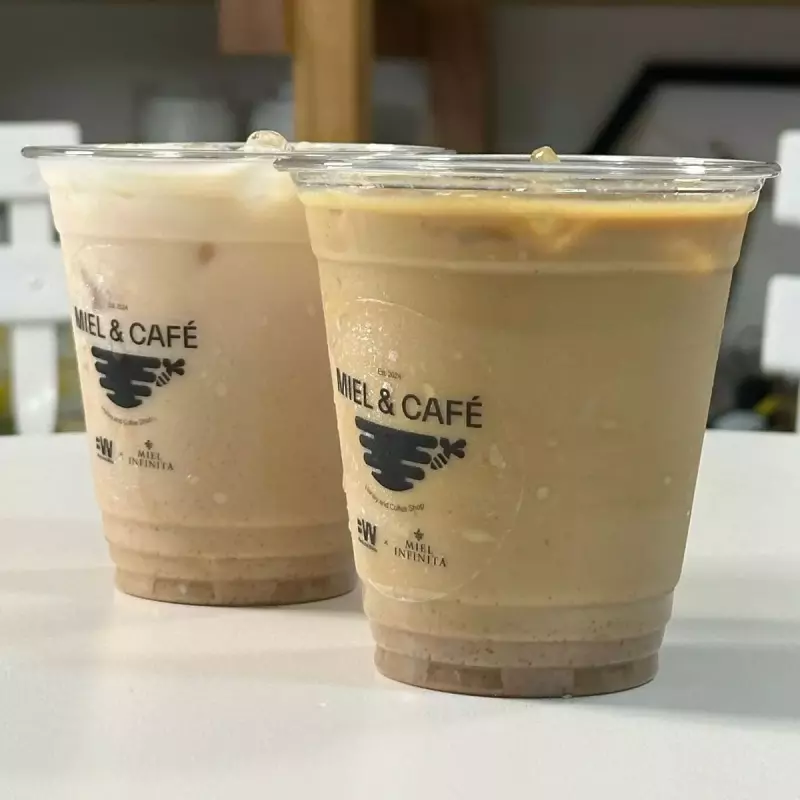 Dirty chai latte frío