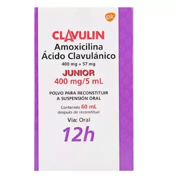 CLAVULIN JUNIOR 400 MG/5ML 60 ML
