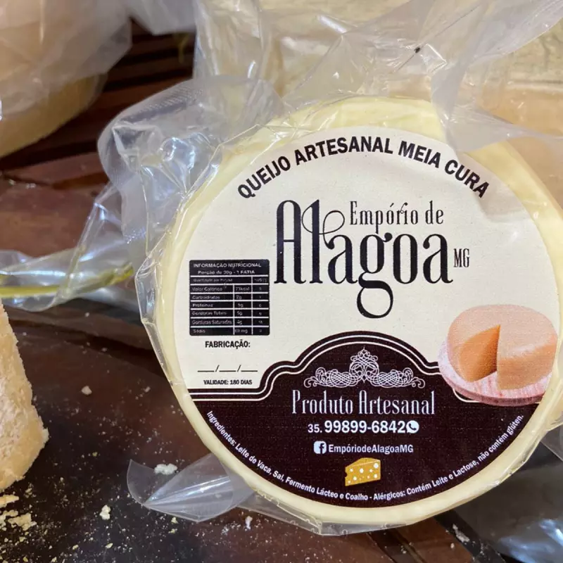 QUEIJO MEIA CURA DE ALAGOA-MG 480g